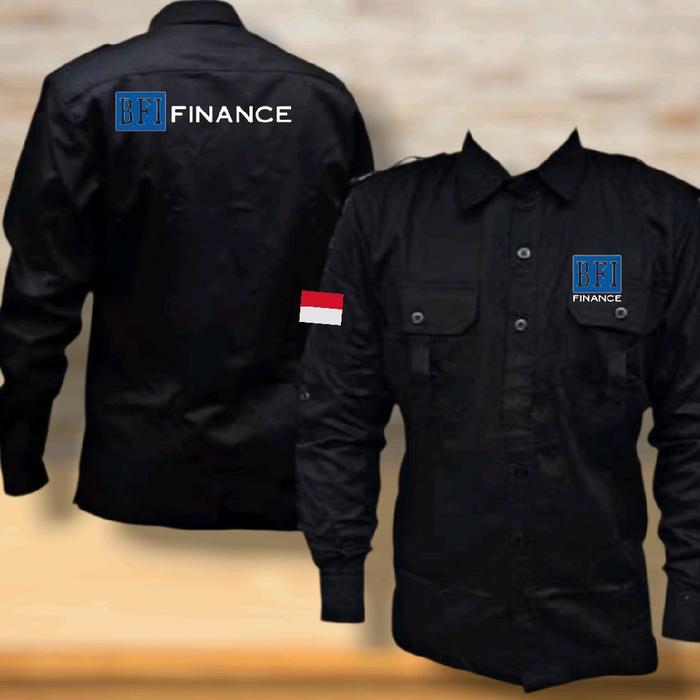 kemeja bfi finance baju pdh bfi finance hitam panjang