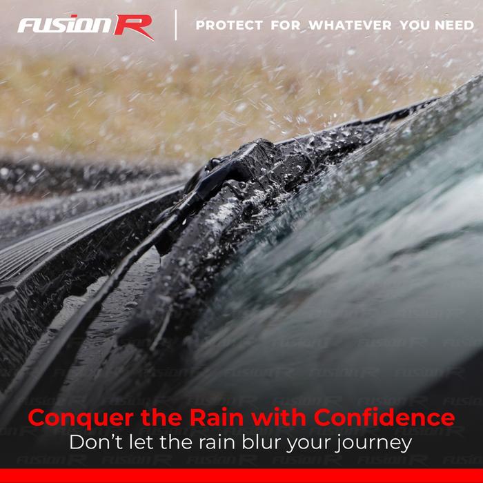 Fusion R Wiper Kaca Mobil Honda Mobilio Karet Wiper Frameless Hybrid Blade Set Premium