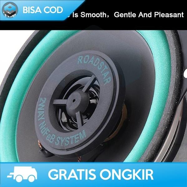 SPEAKER AUDIO SUBWOOFER 4 INCH SUDUT MOBIL ROADSTARR 100W SUPER BASS