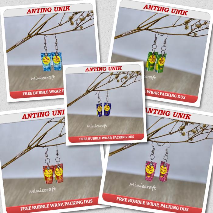 ANTING UNIK MINIATUR FRUIT TEA