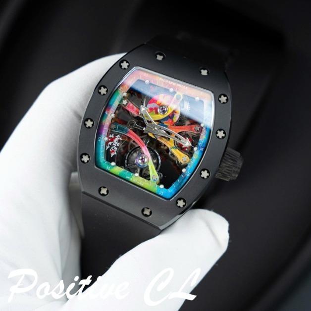 RM68-01 Tourbillon Cyril Kongo Watches Black Ceramic Rubber Strap Tier 5