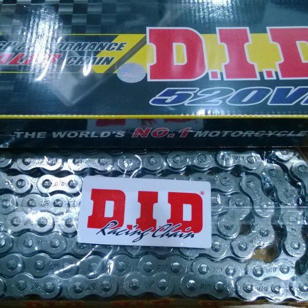 Rantai Tanpa Sambungan 520VF DID 108 L Nickel Steel Standard 108L Endless Link Kawasaki Ninja 250 Fi