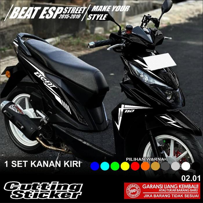 NEW!! READY!! STRIPING BEAT NEW ESP 2017 2018 2019 CUTTING STICKER cutting sticker motor beat stripi