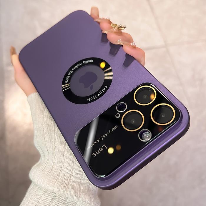 IPHONE Baru frosted Melubangi Kamera Logam Magnetik case Iphone13 12