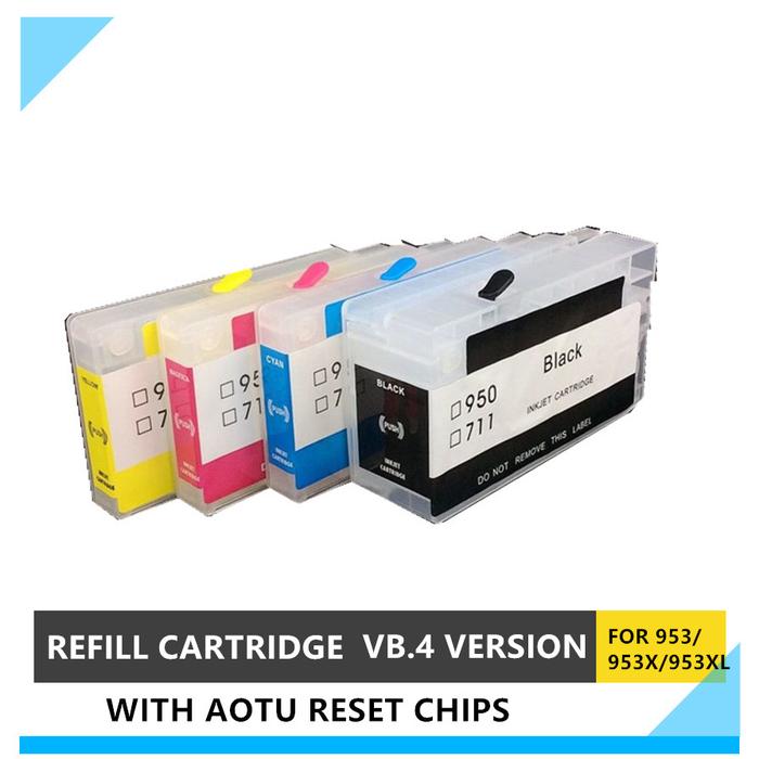 For HP 952 953 954 955 XL refillable ink cartridge For HP Officejet