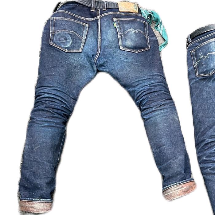 Celana Denim,Sage Earth Hemp 25 Oz,Sz 36,Slim Straigt,Dengan Kandungan 52%Hemp dan 48%Cotton
