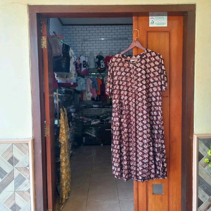 Qonita Daster Jumbo & Standar Premium Ori Sleting Motif Random