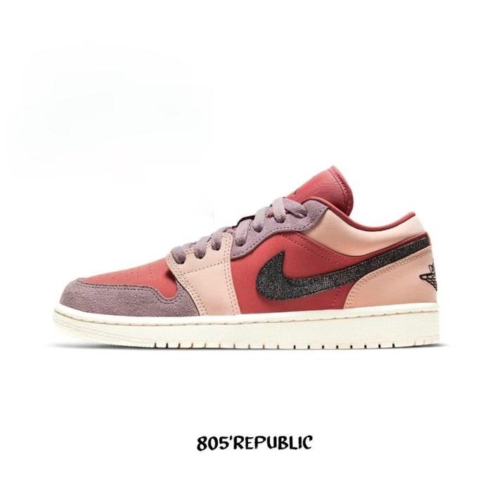 Sepatu Nike Air Jordan 1 Low Canyon Rust Original / Sneakers Wanita