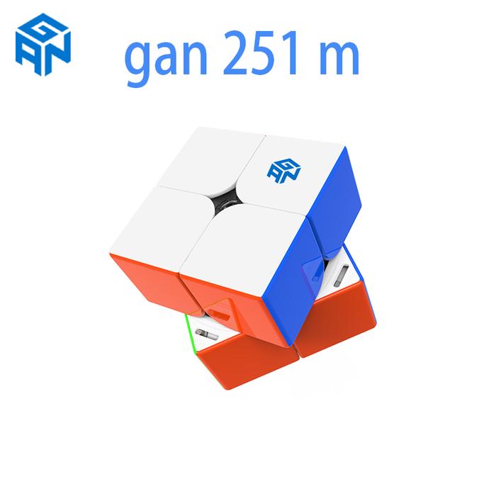 GAN 251 M Pro 2x2 Magnetic Speed Cube Professional GAN Cube 251 M AIR
