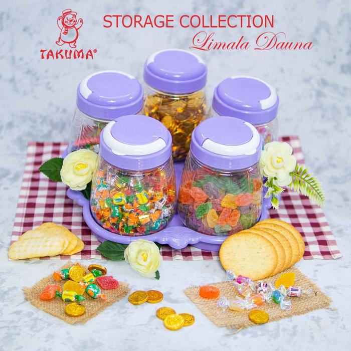 Tonam-Pet Toples Nampan Dauna Takuma -Toples Bumbu Dapur-Nampan Limala Plastik