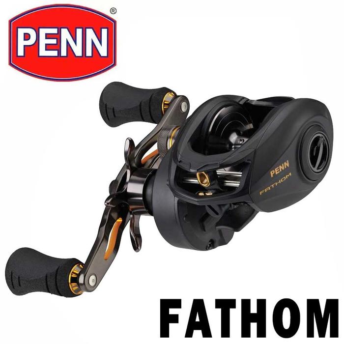 New PENN FATHOM Low Profile Baitcast Reels  6+1Stainless Steel