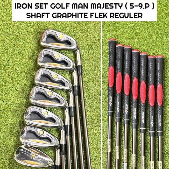 PREMIUM Stick Golf Man Iron Set Golf Maruman Majesty Royal Shaft Graphite Flek Reguler Original