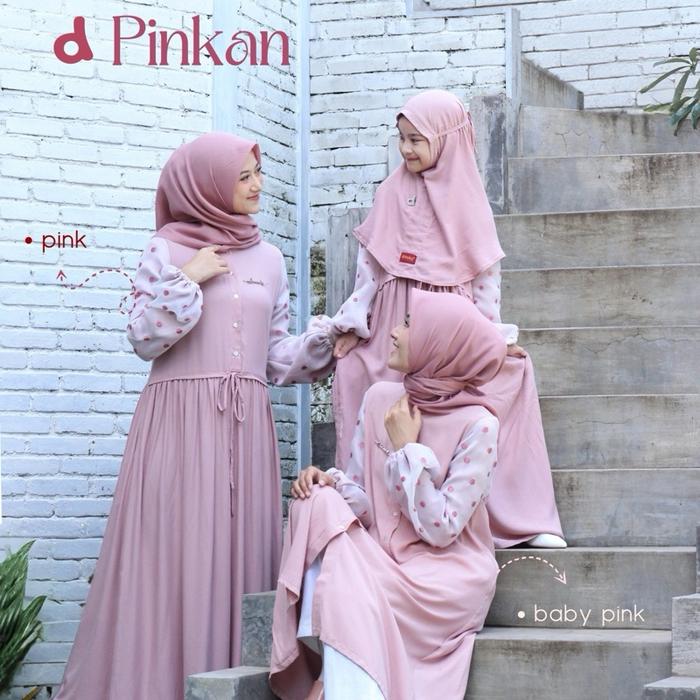 Blouse/Tunik d’Pinkan -Mom and Girl’s couple Ibu dan Anak by Dannis Collection