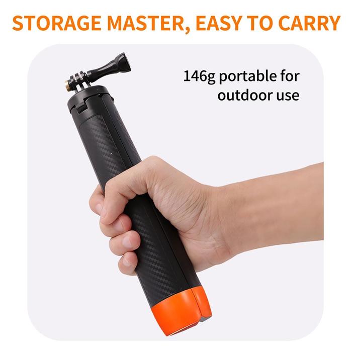 Floating Tripod Selfie Stick For GoPro Insta360 Osmo Action Cam