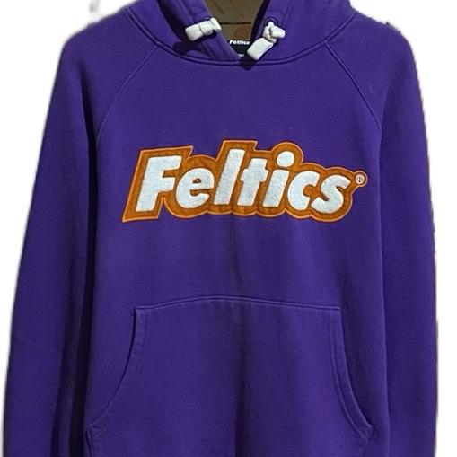 Feltics HODIE FELTICS TOWEL UNGU Hoodie Ungu dengan Logo Feltics dan Desain Nyaman untuk Penggunaan 