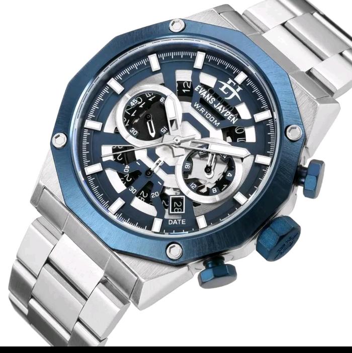 Jam Ekslusif 9583 Evans Jayden original bergaransi