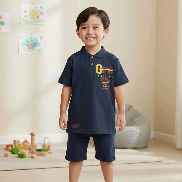 Kaos Kerah Polo Anak | Kaos Domino Anak Laki  | Kaos Gugel Kids