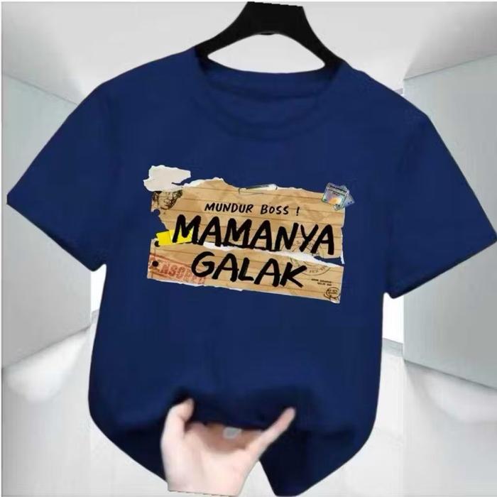 KAOS ANAK MUNDUR BOSS MAMANYA GALAK