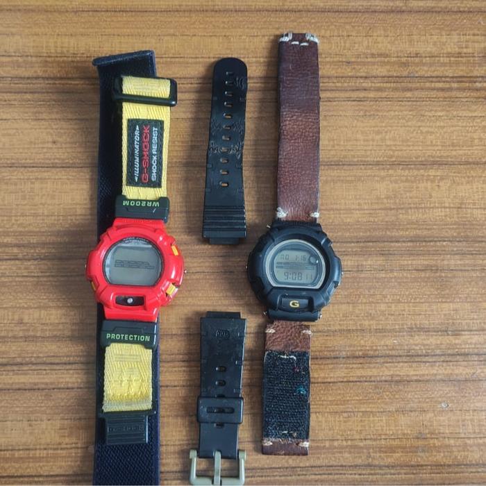 RARE 2 Buah Casio Gshock Dw002 Dw 002 Borongan Surabaya