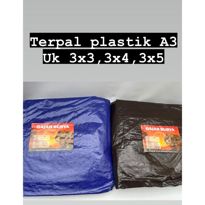 Terpal A3 uk 3x3 , 3x4 , 3x5
