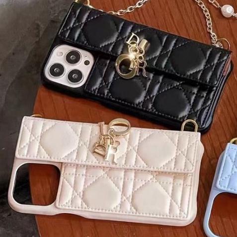 Case Lanyard dompet tas FH73 for iPhone 11 12 13 14 PLus 14+ Pro max 15 15+