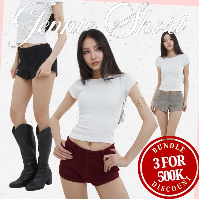 NEW Shewearssugar -- Jennie Micro Short | Celana Wanita | Blackpink Konser Outfit