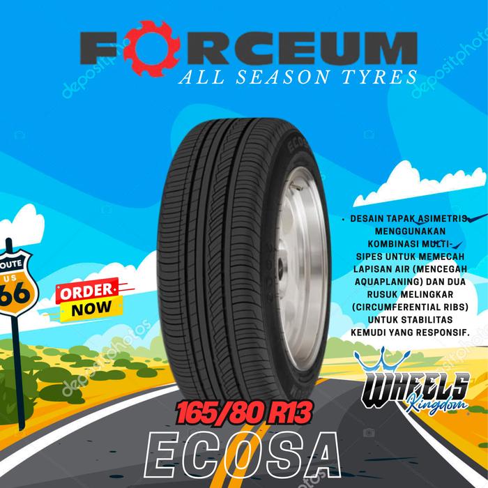 Jual Ban Tubles Harga Murah Merek Forceum Ecosa 165 80 R13 Ban Murah Surabaya