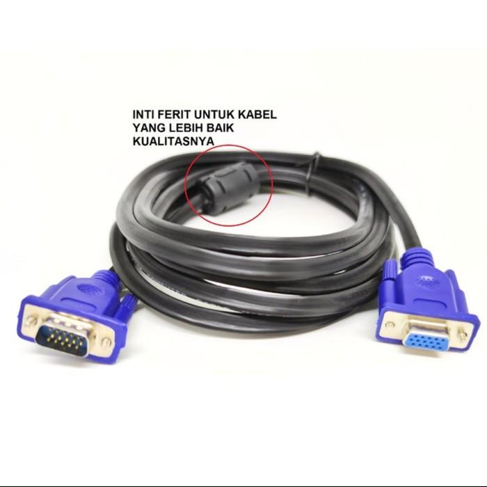 Kabel VGA MALE FEMALE 1,5M VGA EXTENSION