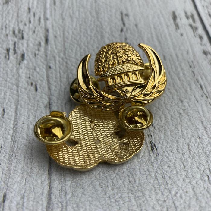 Pin KORPRI PAKU PREMIUM High Quality Lencana Korpri KUNINGAN ASLI Atribut PNS Bahan Cor Mengkilap