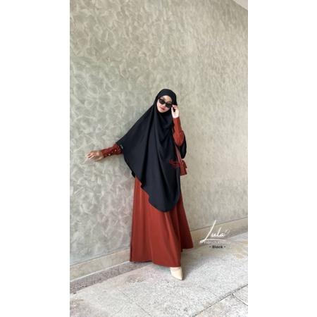 PROMO!! French Khimar Lula by Khumaira syari | French khimar instan | FK karet STOK TERBATAS!!