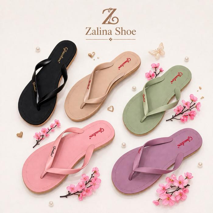Sandal Jepit Karet Wanita Doff Original Glanzton