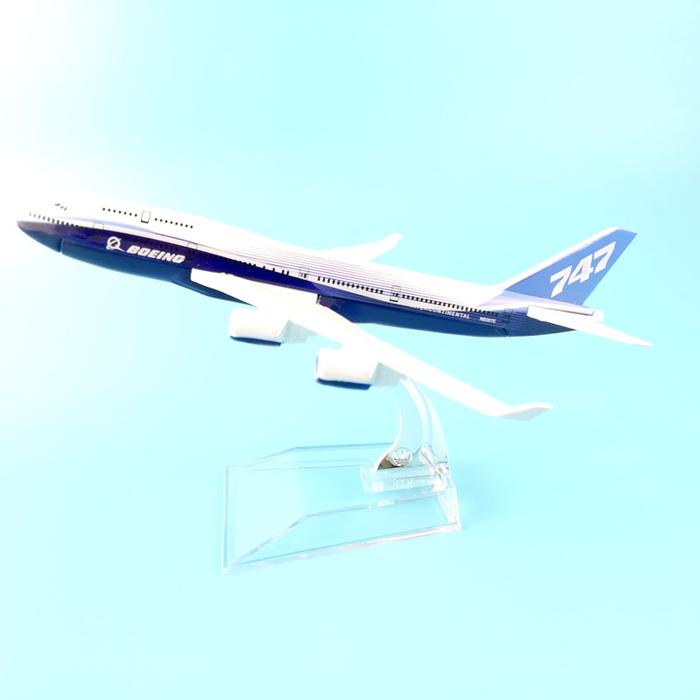 16cm Original model Boeing 747 B747-400 Airlines Plane Model Alloy