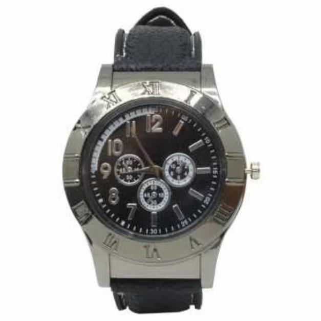 Green Electronic Jam Tangan Mancis USB Korek ELektrik Watch Lighter Cigarette Pematik Electric