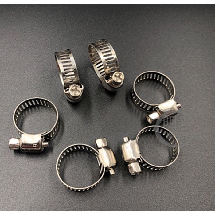 Klem Kran Selang Air Cincin Stainless Stell Klem Selang Gas Hose Clamp Klem Selang Otomotif Klem Sel