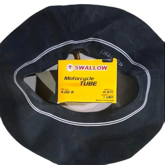 Ban Dalam Swallow 400-8, Untuk Bajaj Roda 3 Orange, TVS dan RE