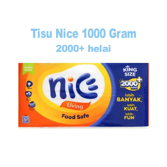 Nice Facial Tissue 1000 Gram / 2000+ Helai [1000 Gram]
