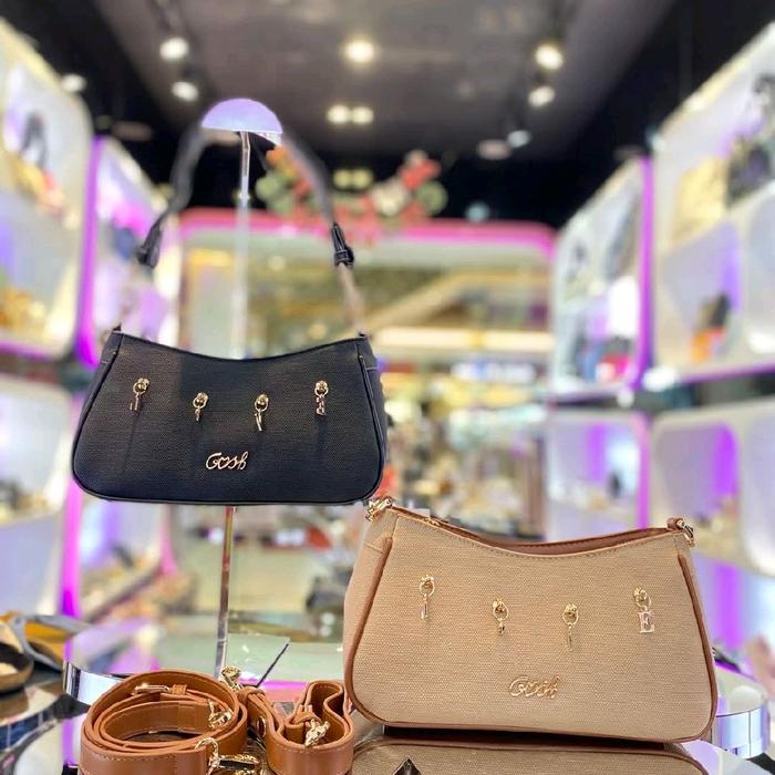 [Bisa COD] Tas Gosh Original New art 568 Black Brown