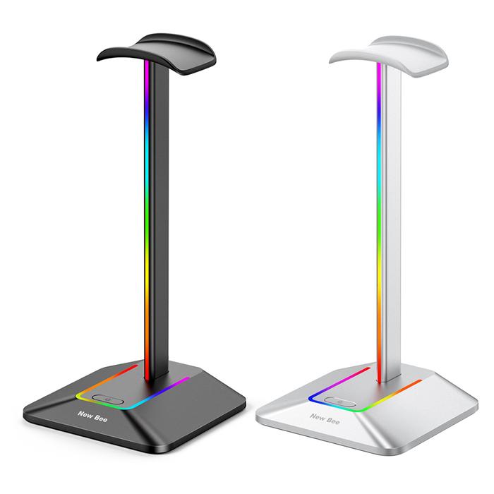 RGB Headphone Holder USB2.0 Type-C2.0 Headphone Display Rack