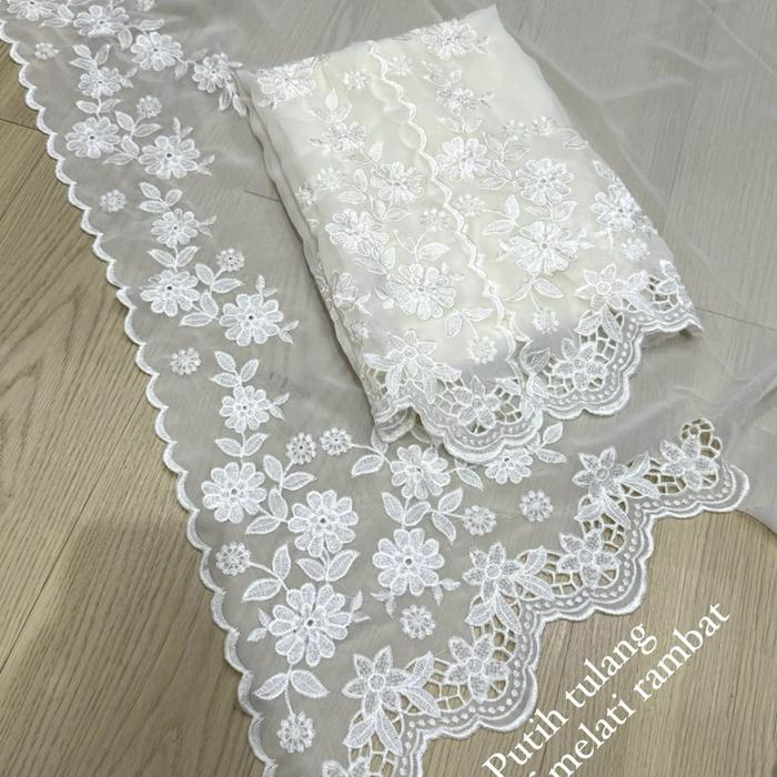 kain kebaya babydoll / kain kebaya bordiran / kain kebaya premium