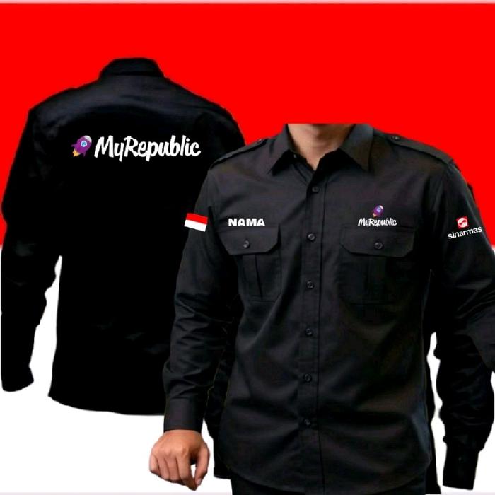 ready stok Kemeja my republic baju my republic seragam my republic Pdh my republic Pdl my republic k