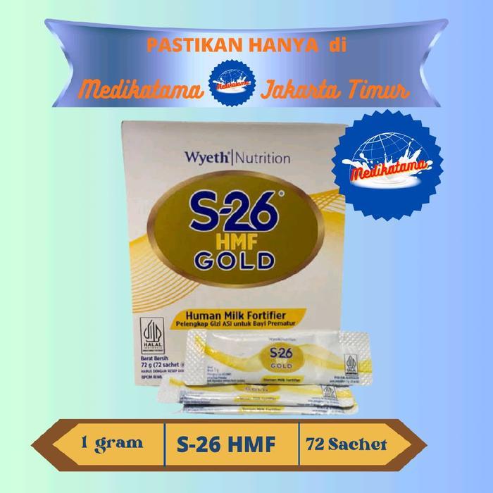 S-26 HMF GOLD Human Milk Fortifier Bubuk 1g Sachet Penguat ASI Bayi Prematur BBLR