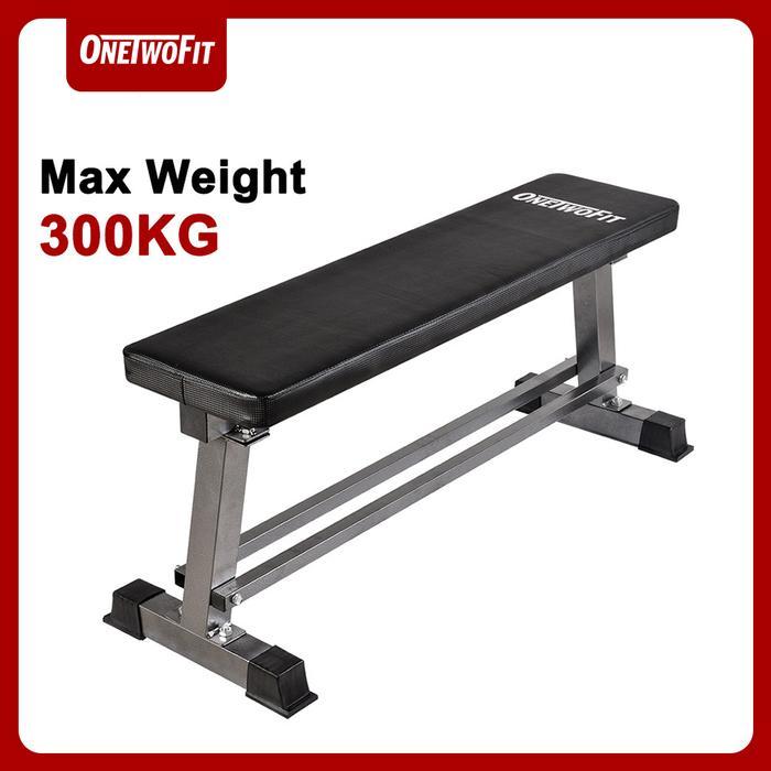 promo - onetwofit weightlifting bench dumbbell stool home exercise training