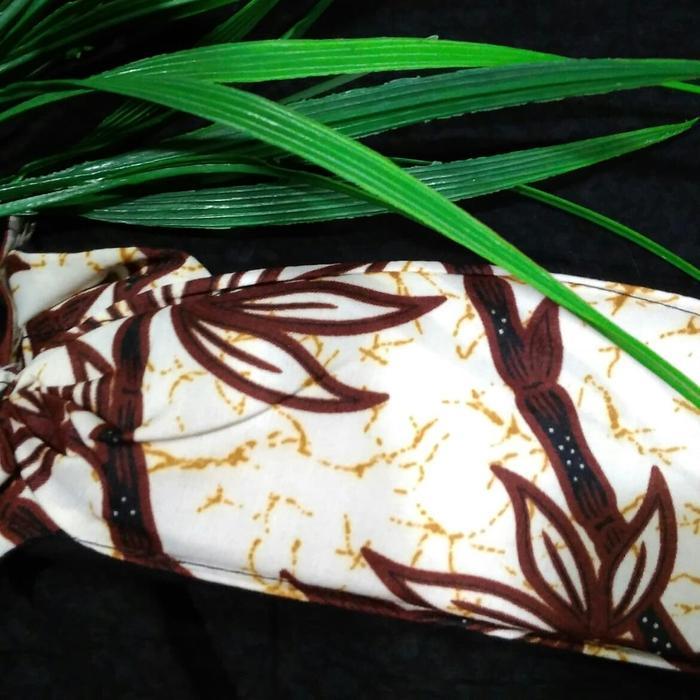 Terlaris Udeng Ikat Kepala Batik Jawa Sunda Sogan 001 - Aksara