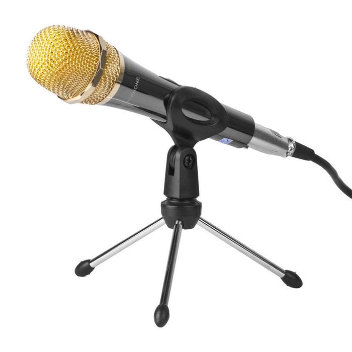 Stand Microphone Mic Pendek Meja Condensor Mikrofon Mik Pendek Podcast Duduk Mini Universal