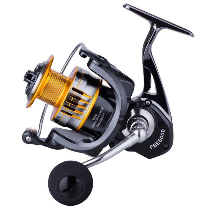 REEL PANCING FBE 2000-7000 BEARING 17+1BB METAL SPOOL ONE WAY DRAG SAMPAI 8KG KUAT