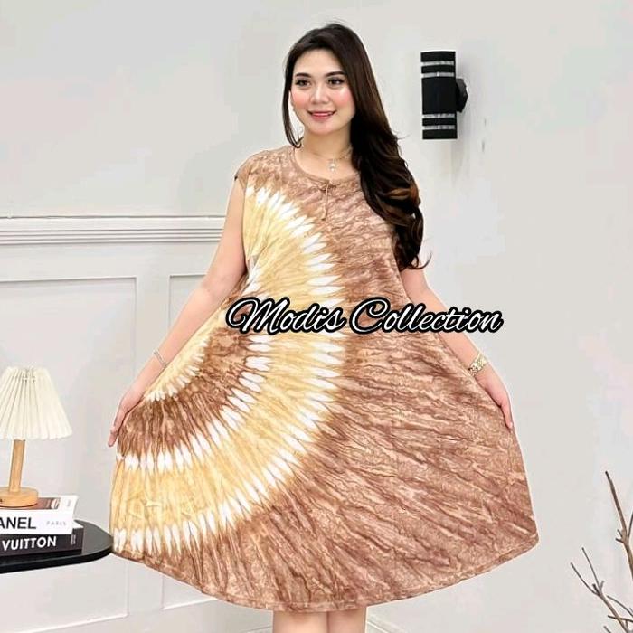 Daster Yukensi Kaos Wanita Remaja Dewasa Lengan Pendek Bahan Kaos Katun Rayon Tebal Dada Tali Depan 