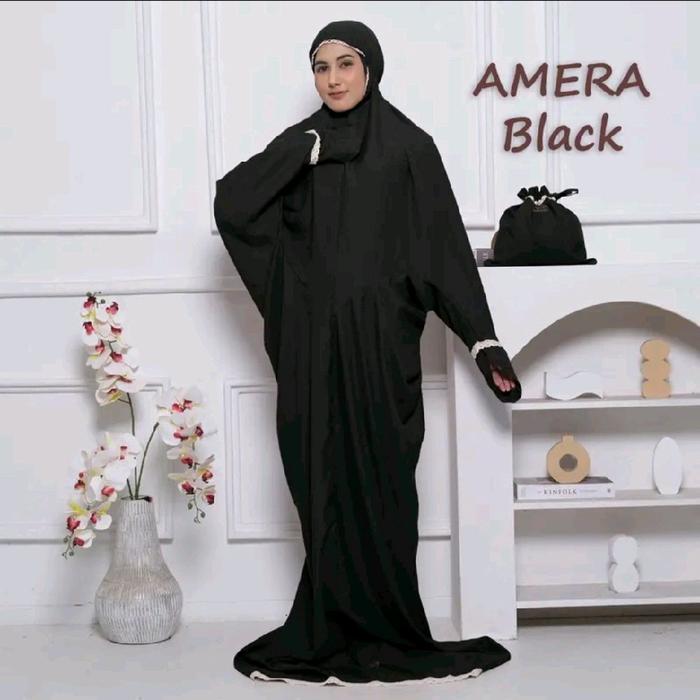 MUKENA TERUSAN PANJANG JUMBO | MUKENA DEWASA TERUSAN TRAVELING JUMBO | MUKENA TERUSAN AMERA