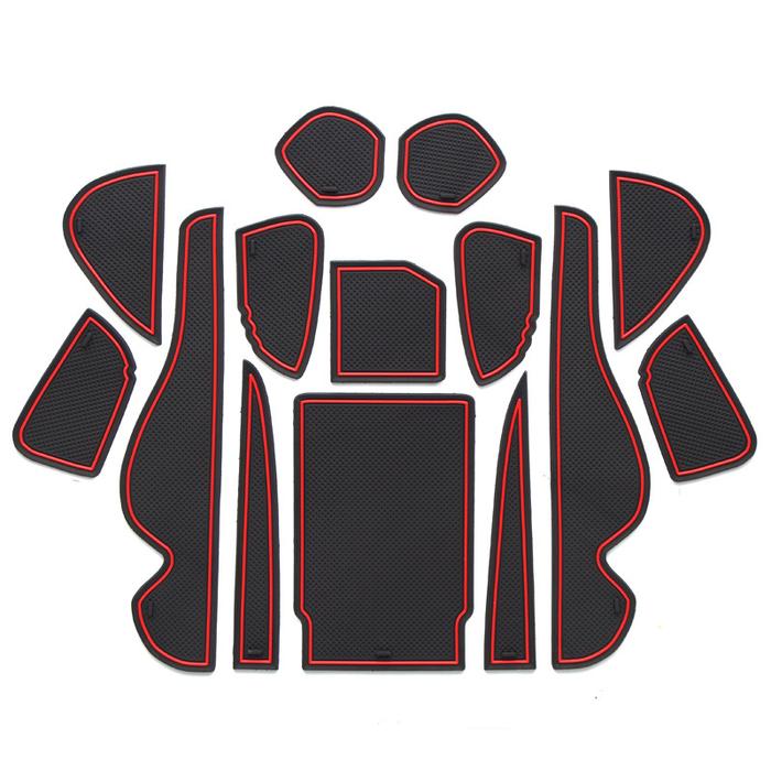 Anti-Slip Gate Slot Mat For Toyota Harrier 60 XU60 2014 2015 2016