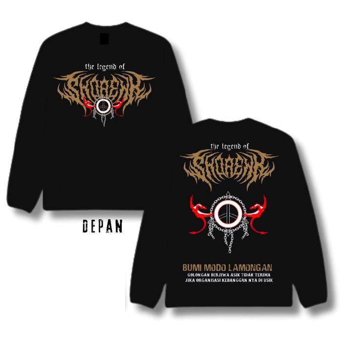 Kaos Shorenk Lamongan psht long slevee Lengan Pendek & Panjang Oblong Bulu Hitam Hoodie Lembut Nyama