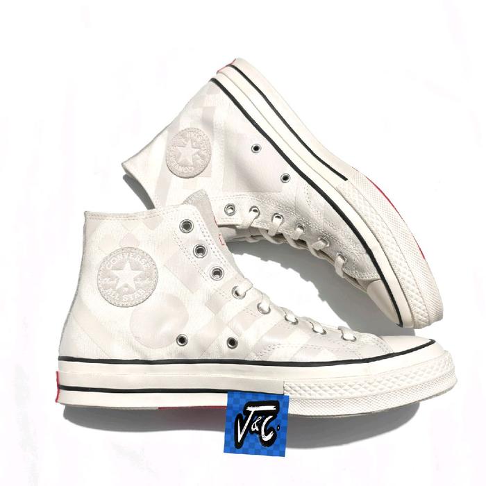 Converse Chuck 70 70s x Liverpool FC LFC Geometric Pattern Print Graphic Hi Egret